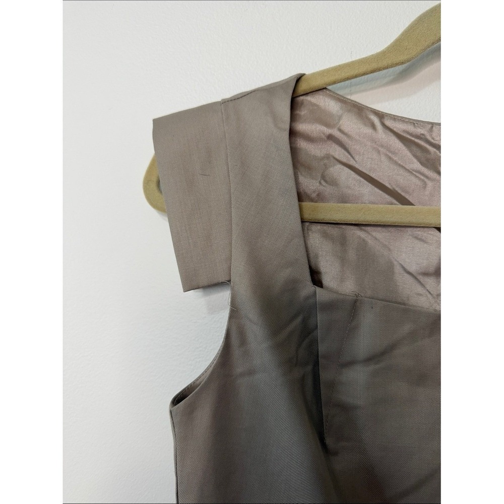 Forever 21 Taupe Square-Neck Sheath Mini Dress - Picture 5 of 7
